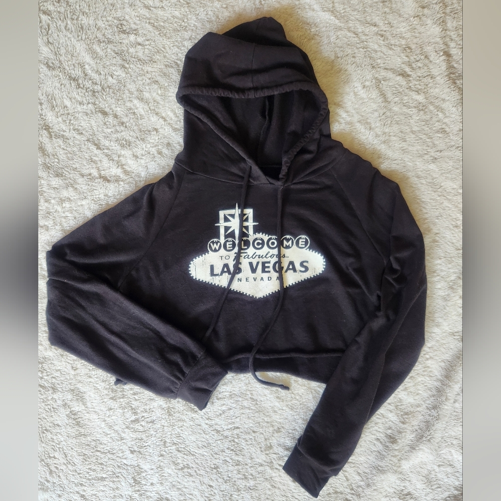 Las Vegas Crop Hoodie